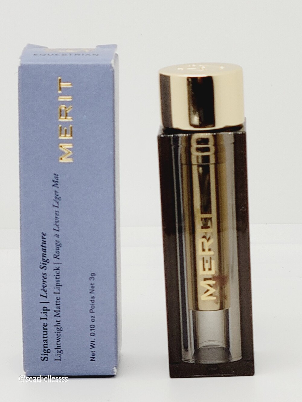 Equestrian Merit Signature Lightweight Lipstick Matte Warm Brown Brand New Boxed - Picture 6 of 8